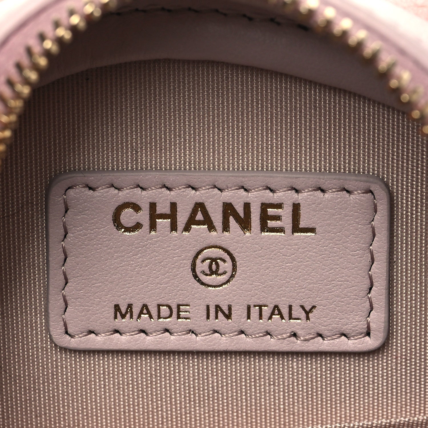 Chanel Shearling Sheepskin Chanel 19 Round Clutch With Chain Light Pink 5 of 8