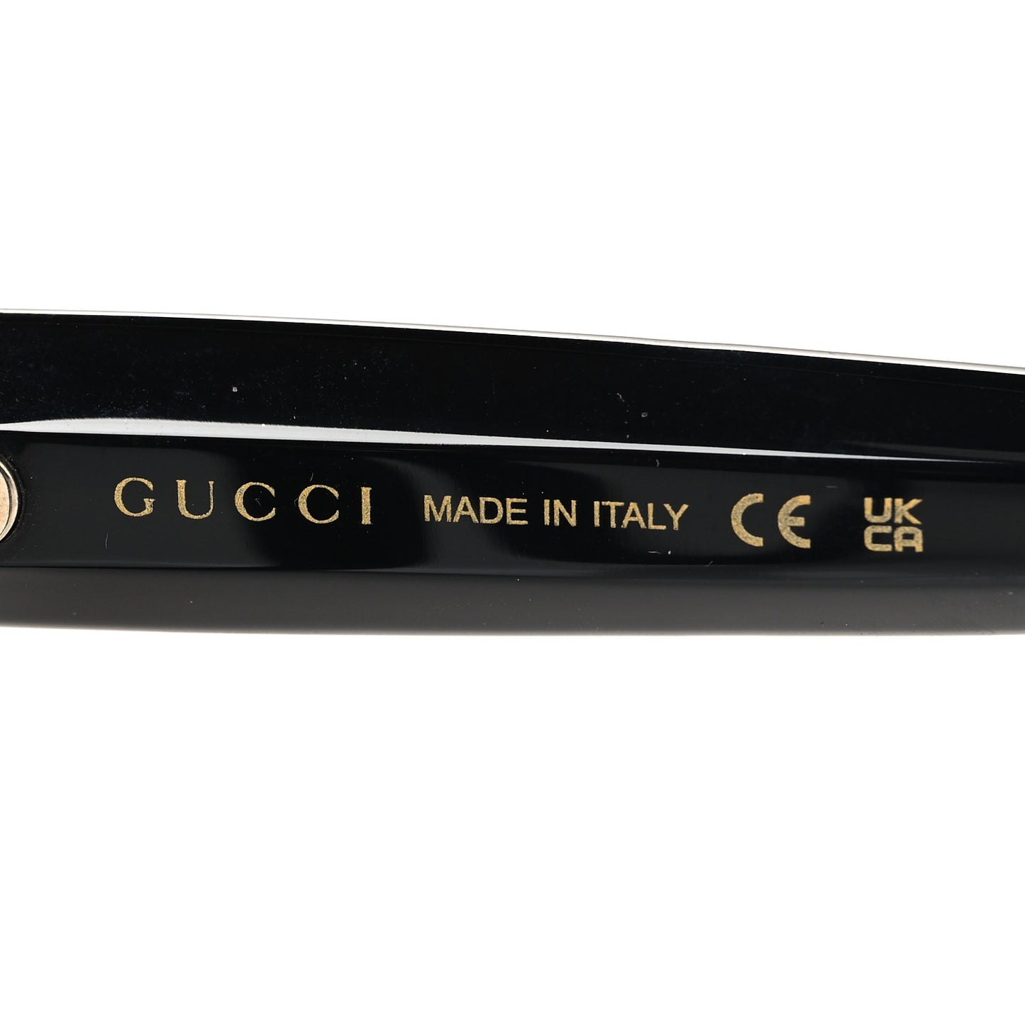 Round Frame Star Sunglasses GG0208S Black