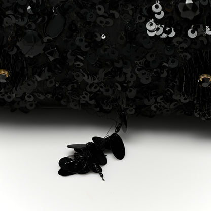 Prada Nylon Sequin Tote Black 10 of 18
