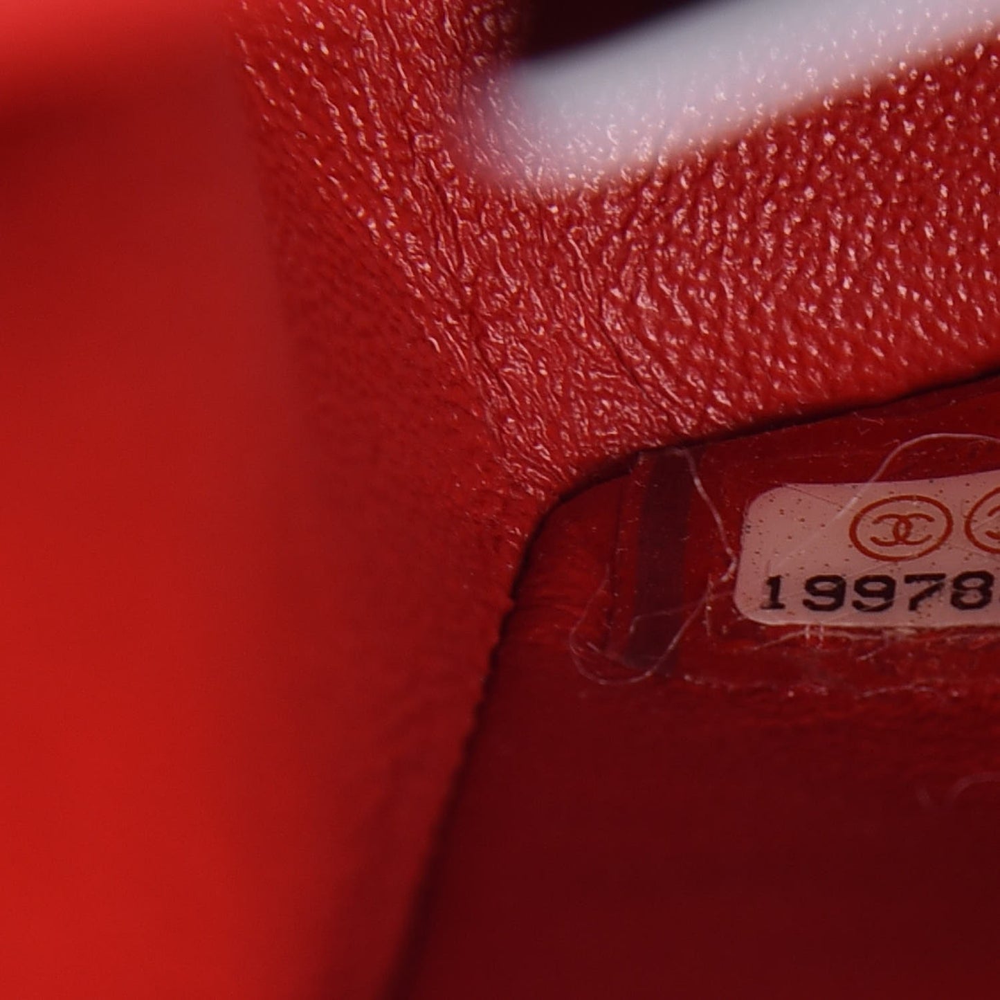 Lambskin Quilted Medium Double Flap Red