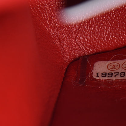 Chanel Lambskin Quilted Medium Double Flap Red 7 of 8