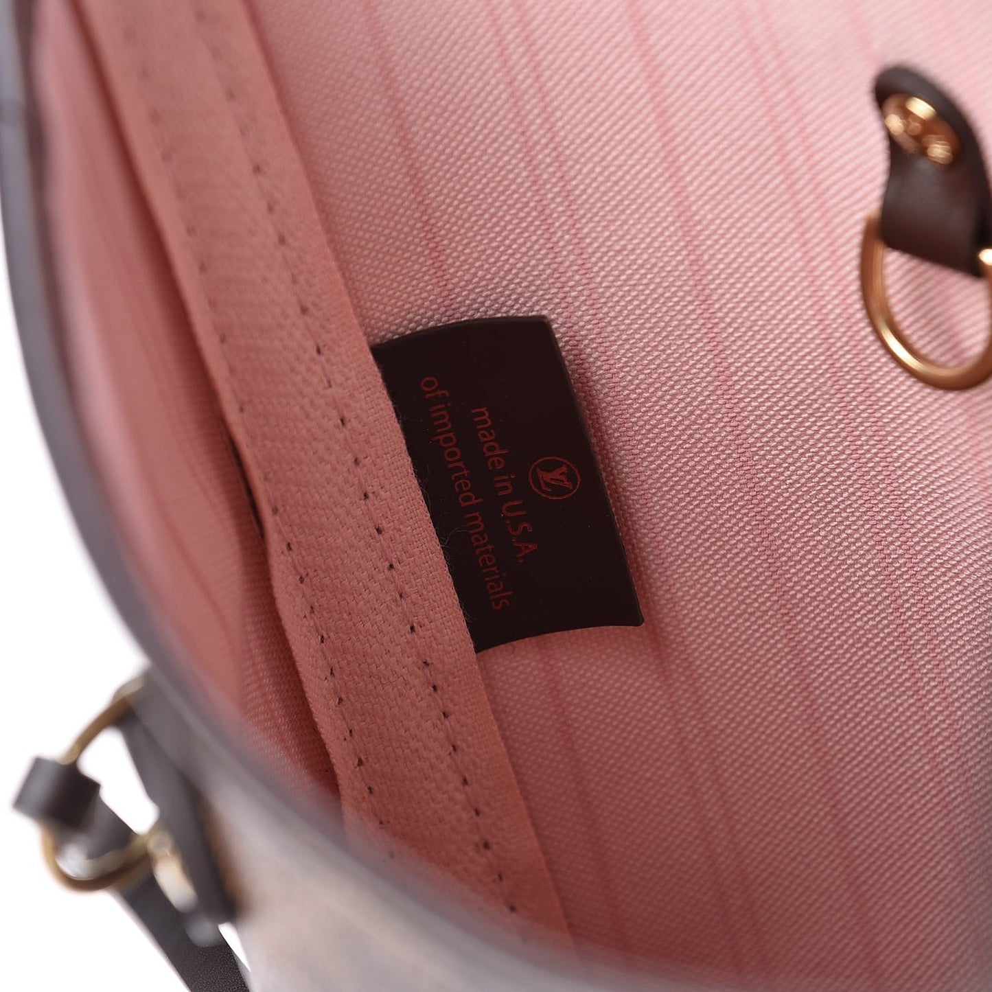 Damier Ebene Neo Neverfull MM Rose Ballerine