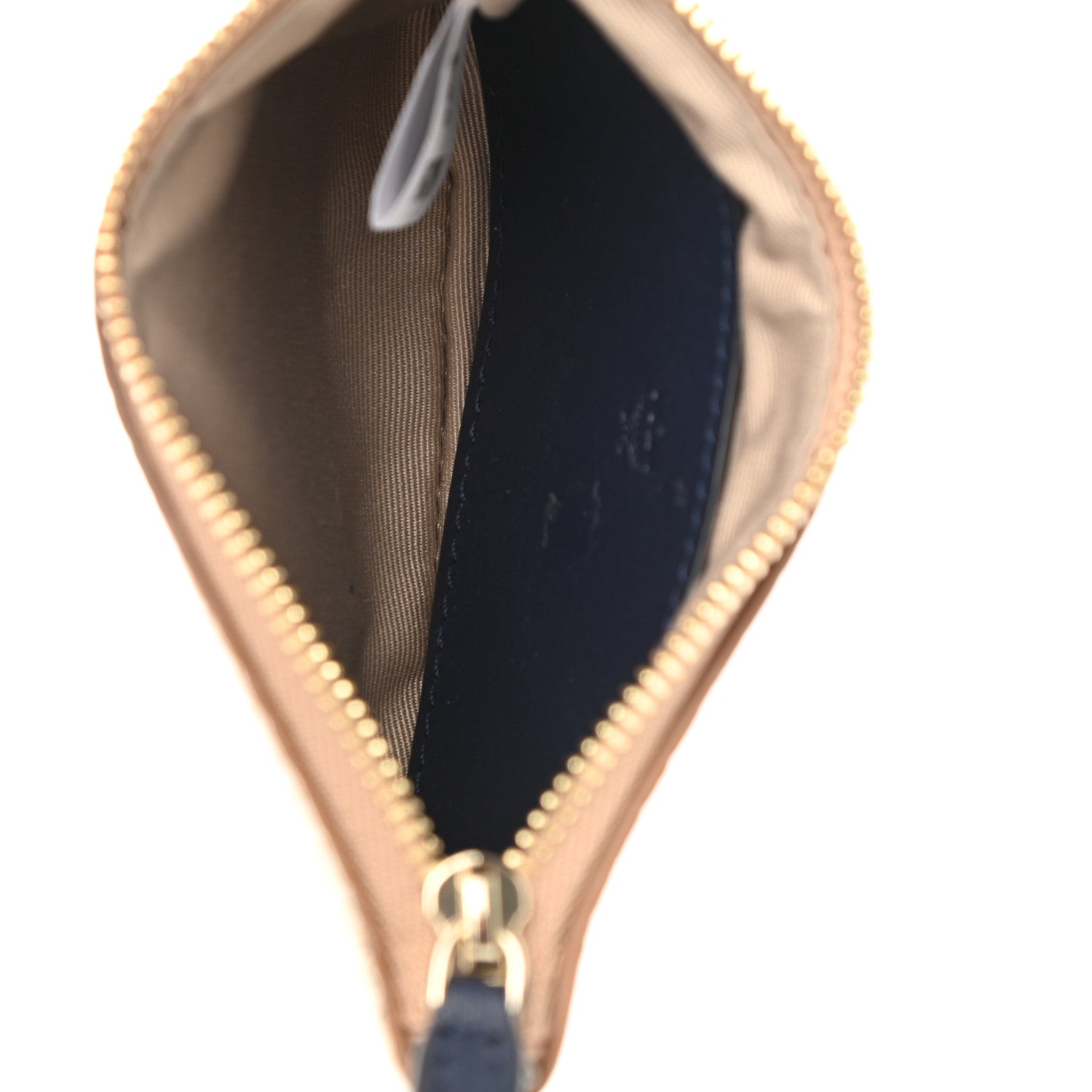 MCM Metallic Visetos Zip Pouch Gold 5 of 8