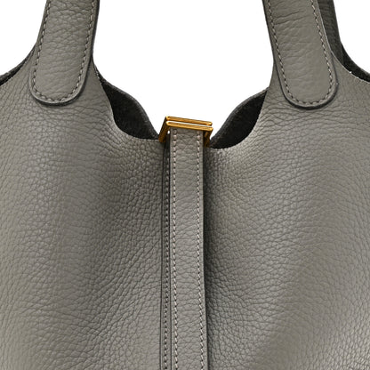 Hermes Taurillon Clemence Picotin Lock 18 PM Etain 7 of 11