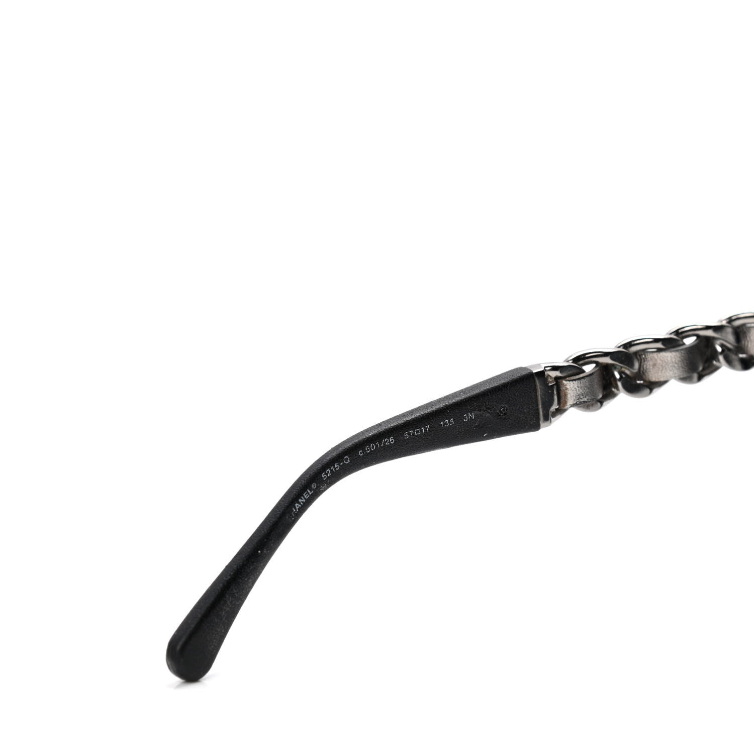 Chanel CC Chain Sunglasses 5215Q Black 5 of 6