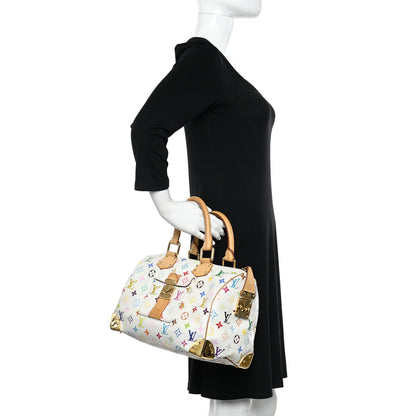 Louis Vuitton Monogram Multicolor Speedy 30 White 4 of 10