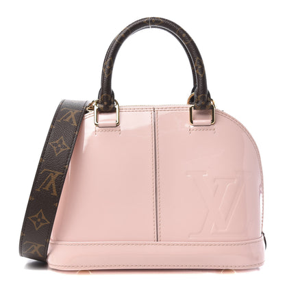 Louis Vuitton Patent Monogram Alma BB Rose Ballerine 1 of 11