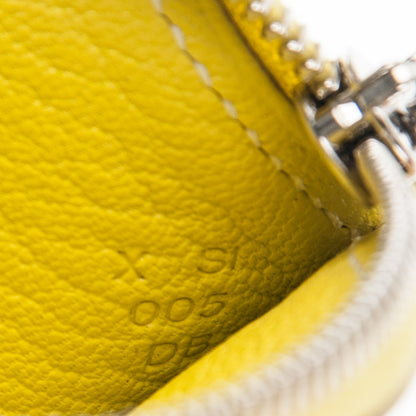 Hermes Chevre Mysore Tutti Frutti Citron Coin Purse Charm Lime 7 of 7