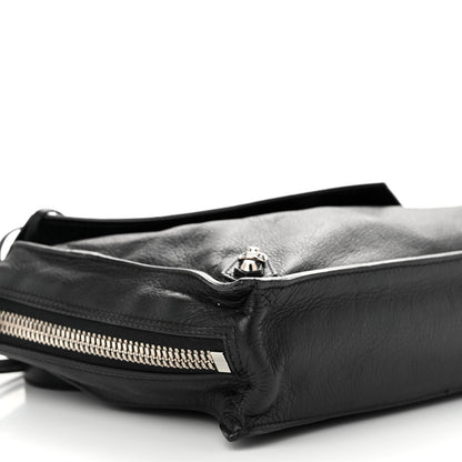 Balenciaga Calfskin Papier Sight Shoulder Bag Black 8 of 11