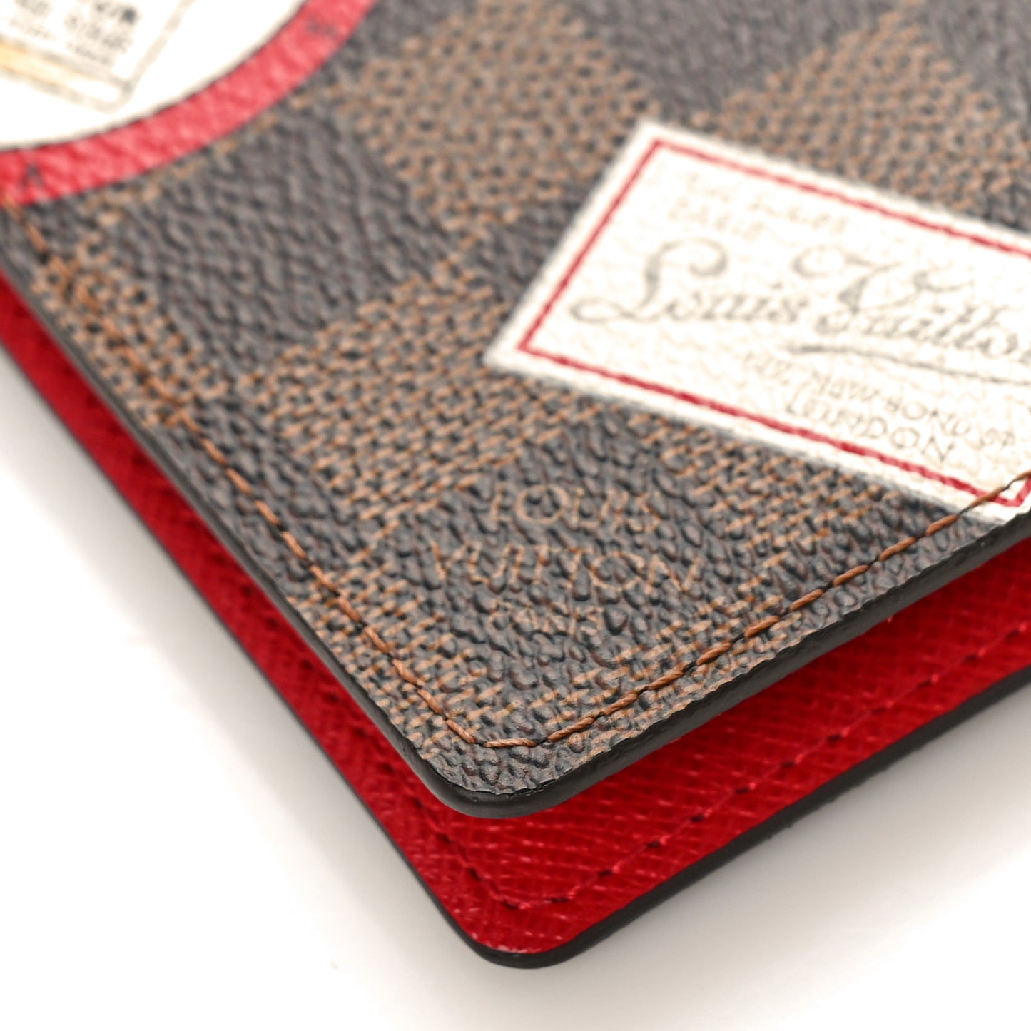 Damier Ebene Patch Small Ring Agenda Cover