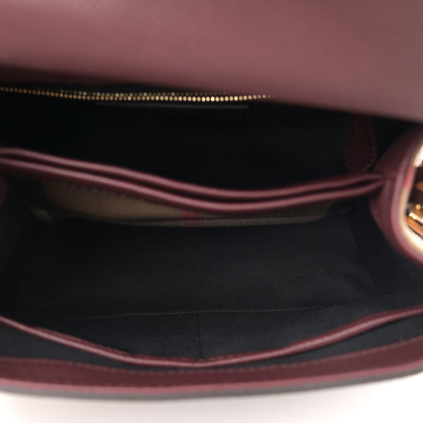 Derby Calfskin House Check Small Camberley Mahogany Red