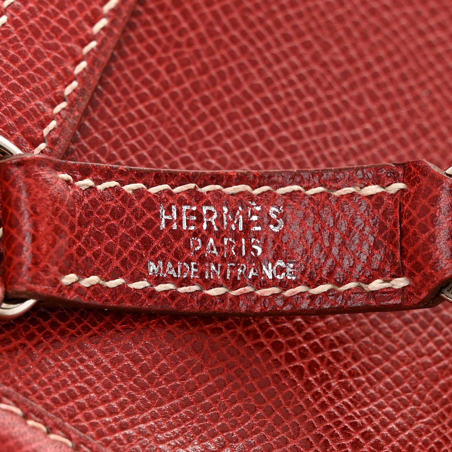 Hermes Courchevel Trim II 31 Rouge H 6 of 13