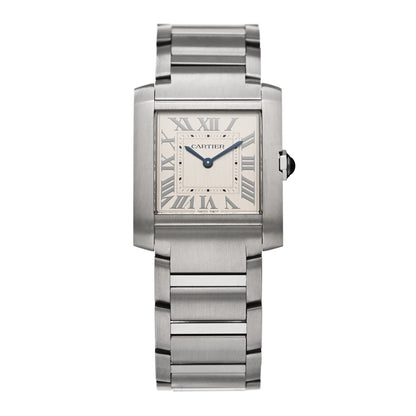 Cartier Stainless Steel 27mm Tank Francaise Quartz Watch 1 of 5