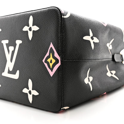 Louis Vuitton Monogram Giant Wild At Heart Neonoe MM Black 10 of 10