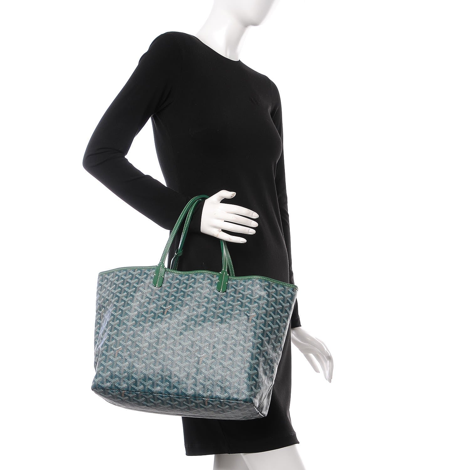 Goyard Goyardine Saint Louis PM Green 2 of 9
