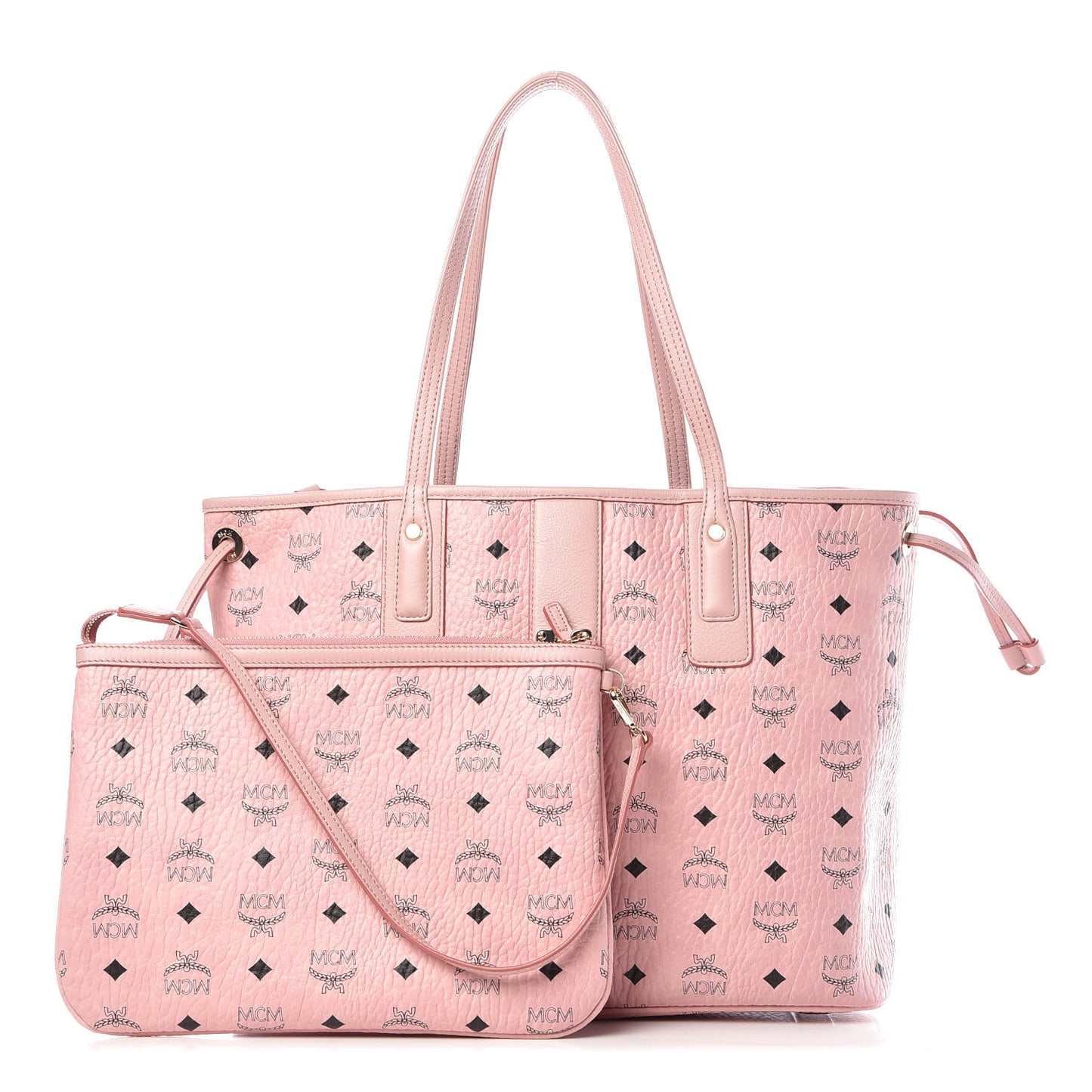 Visetos Medium Liz Reversible Shopper Tote Soft Pink