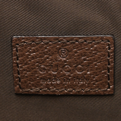 Gucci GG Supreme Monogram Textured Calfskin Web Large Ophidia Cosmetic Case Beige Ebony New Acero 6 of 7