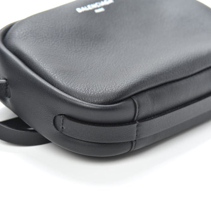 Balenciaga Calfskin Logo XS Everyday Camera Bag Black 8 of 9