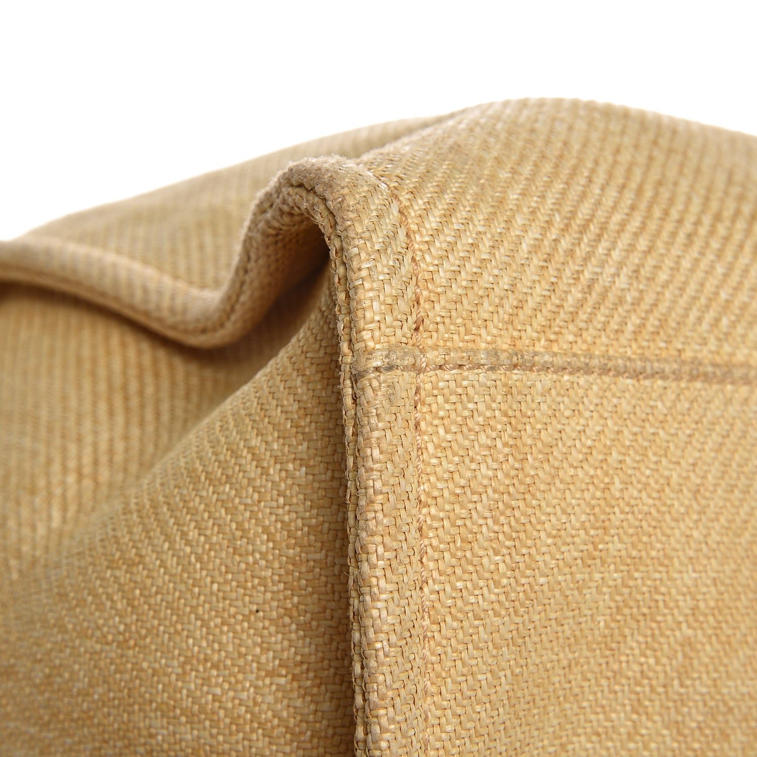 Chanel Woven Straw Raffia Large Deauville Tote Yellow 12 of 14