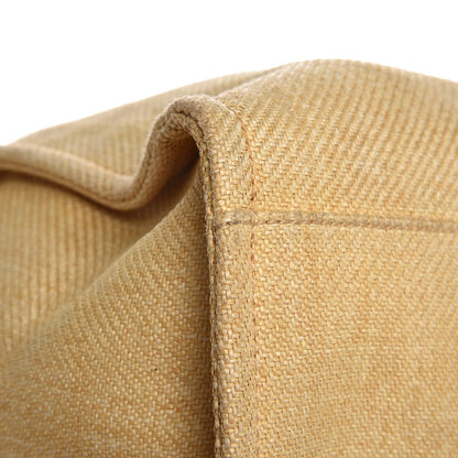 Chanel Woven Straw Raffia Large Deauville Tote Yellow 12 of 14