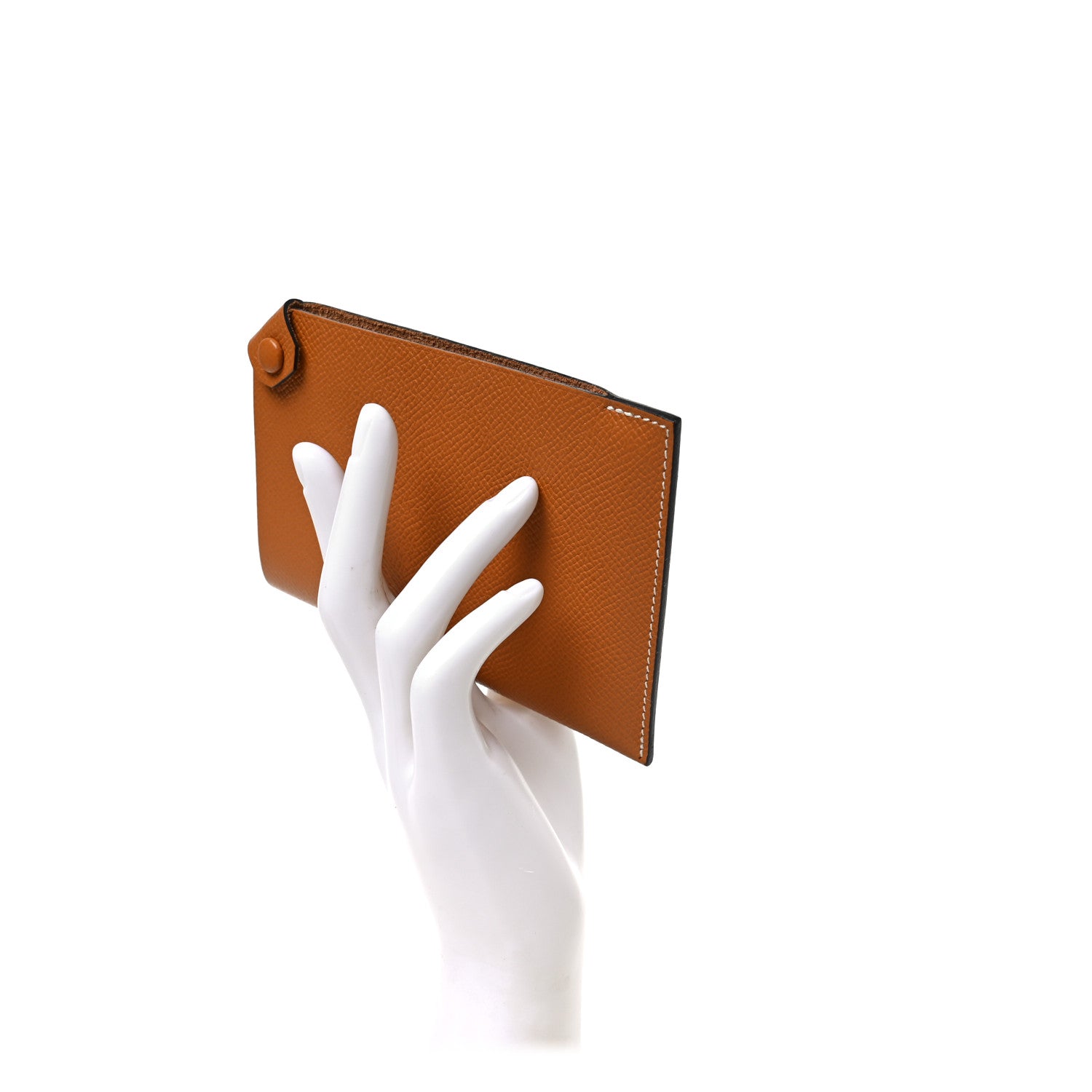 Hermes Epsom Tarmac PM Passport Holder Toffee 2 of 6