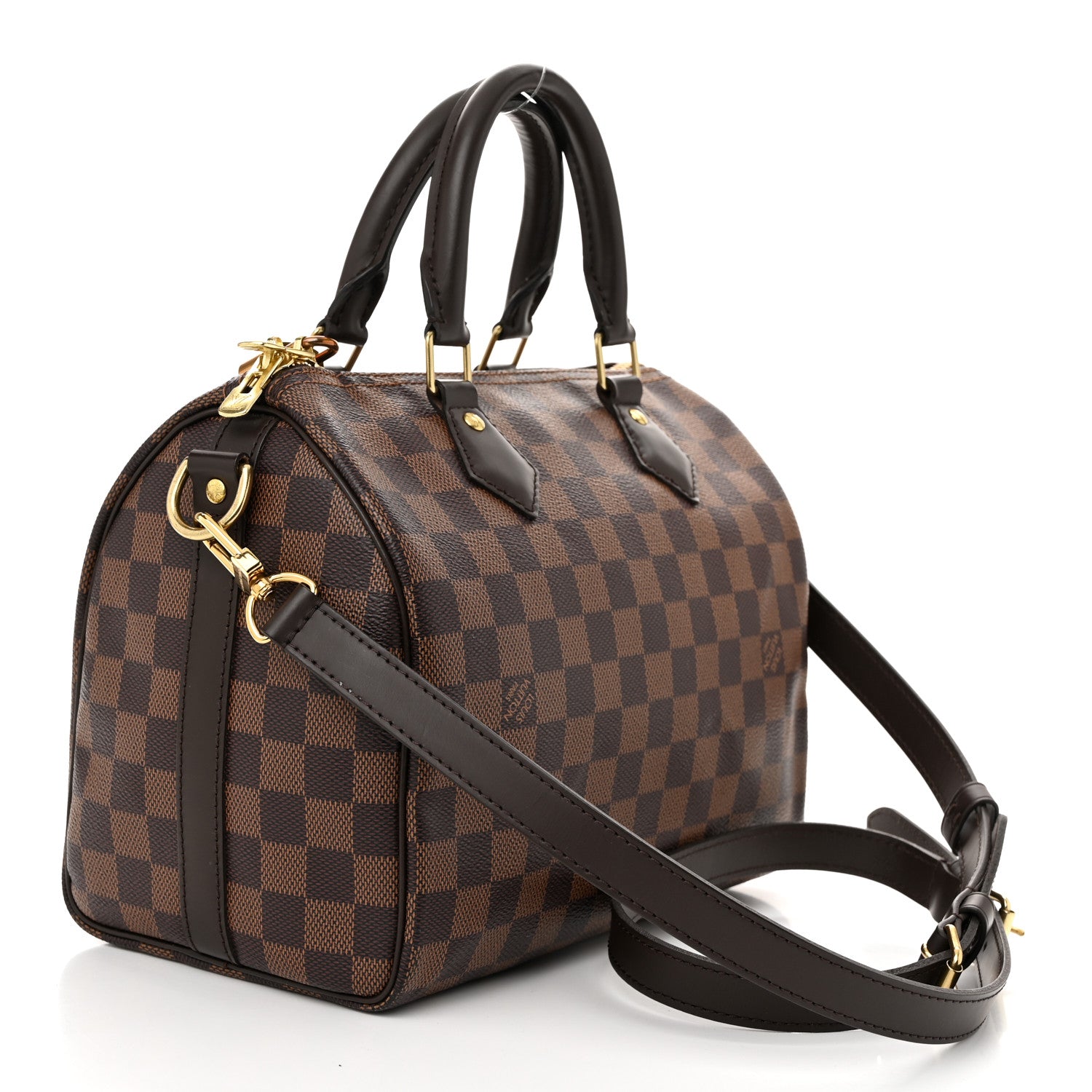 Louis Vuitton Damier Ebene Speedy Bandouliere 25 3 of 9