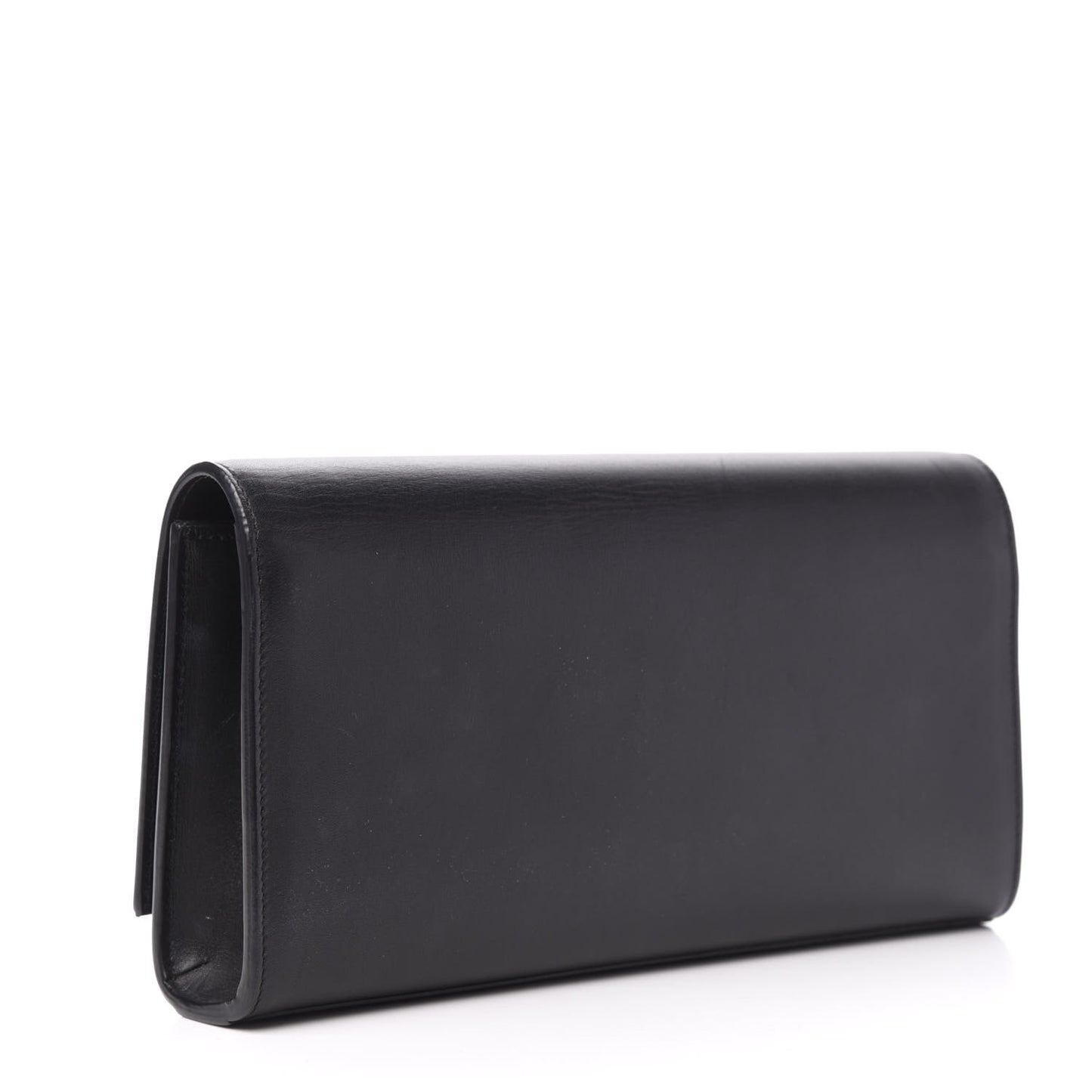 Calfskin Classic Monogram Tassel Clutch Black