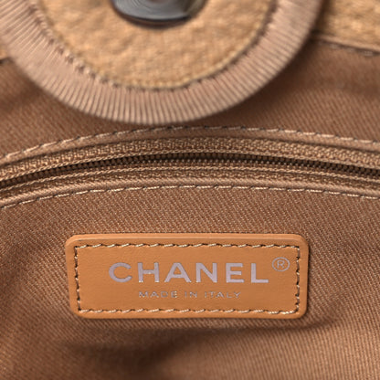 Chanel Mixed Fibers Small Deauville Tote Beige 7 of 11