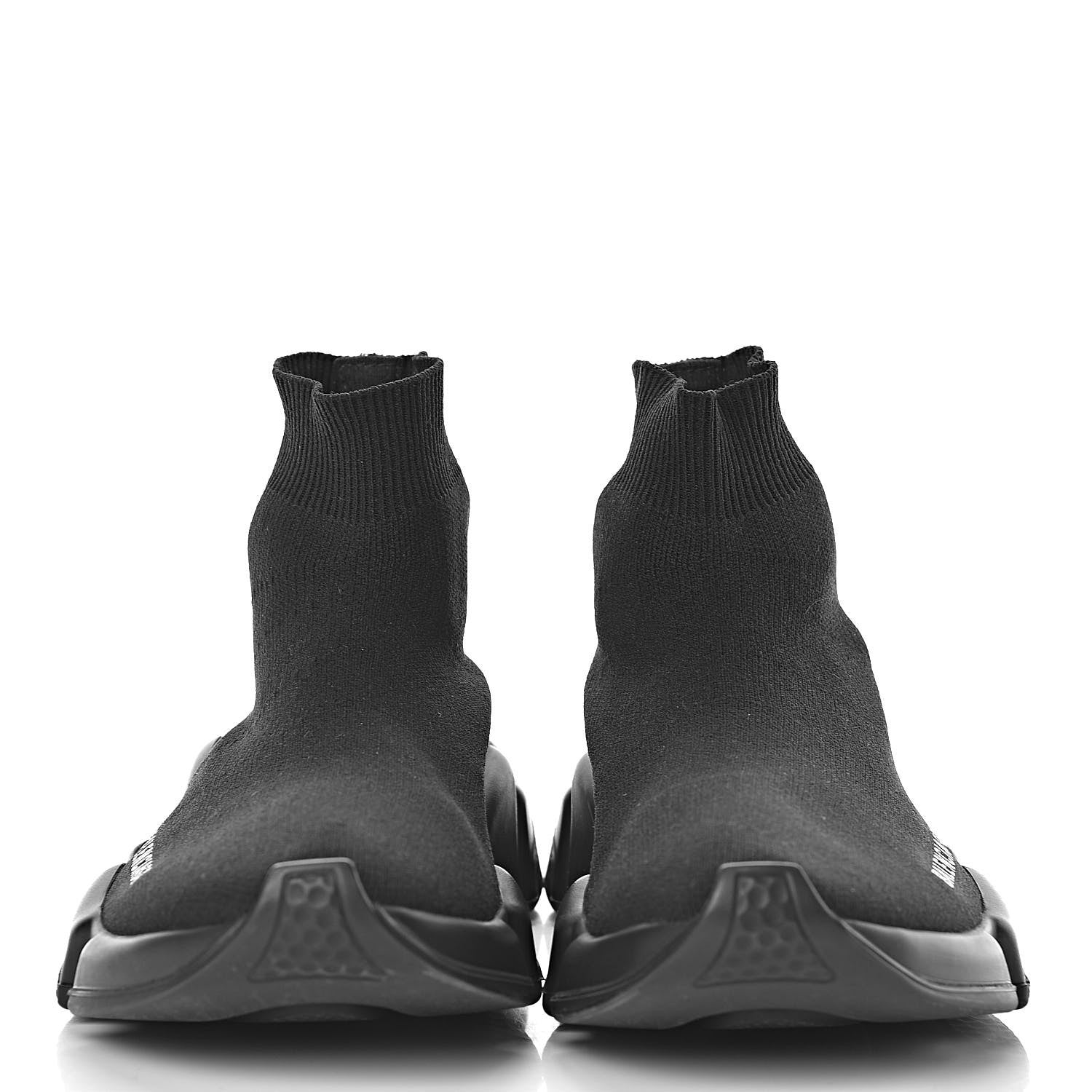 Balenciaga Neoprene Knit Womens Speed Sneakers 36 Black 2 of 8