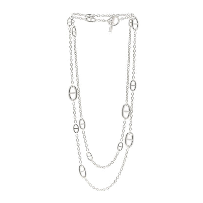 Hermes Sterling Silver Farandole Necklace 120 3 of 4