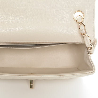 Chanel Caviar Quilted Mini Rectangular Flap White 5 of 6