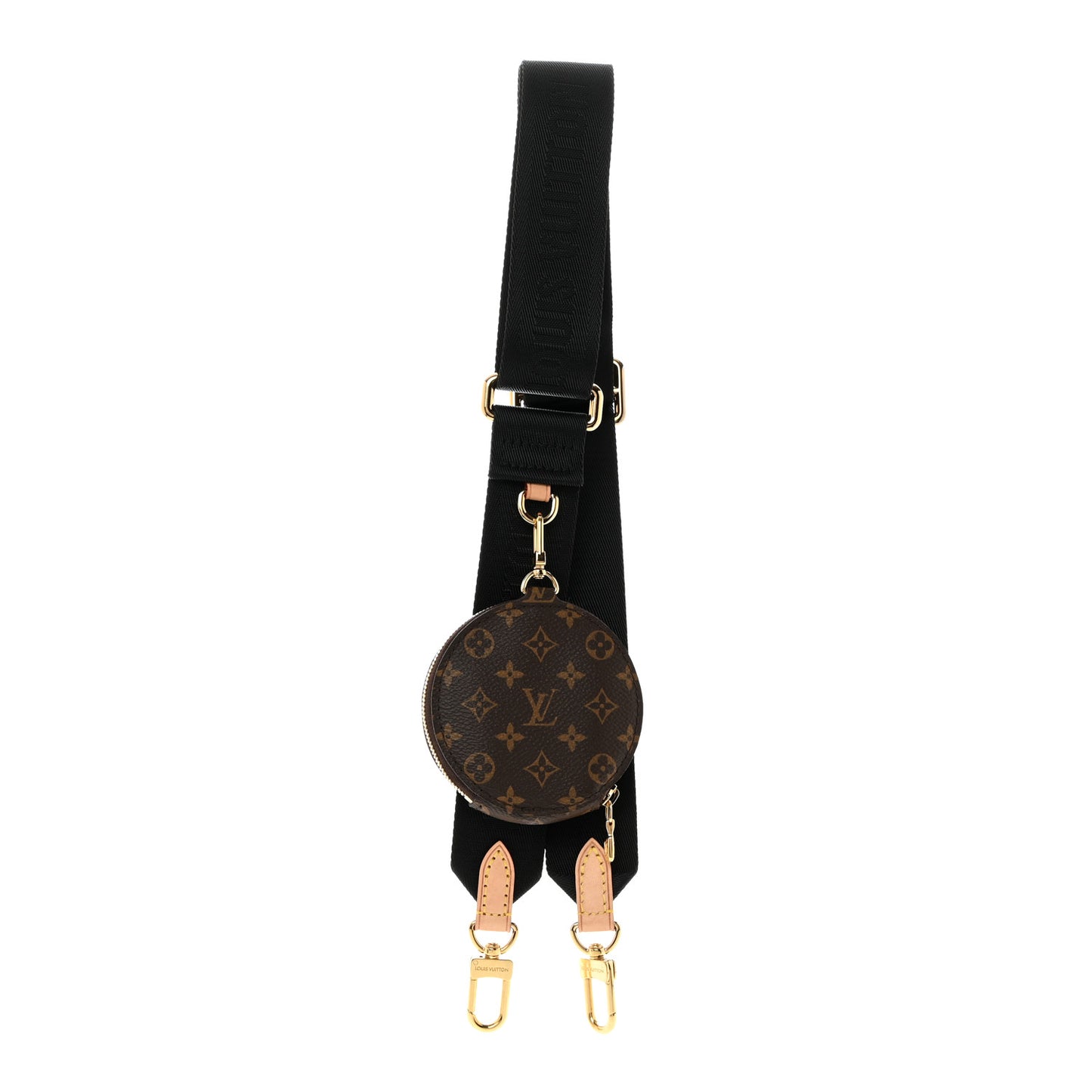 Monogram Multi Pochette Accessories Bandouliere Shoulder Strap Black