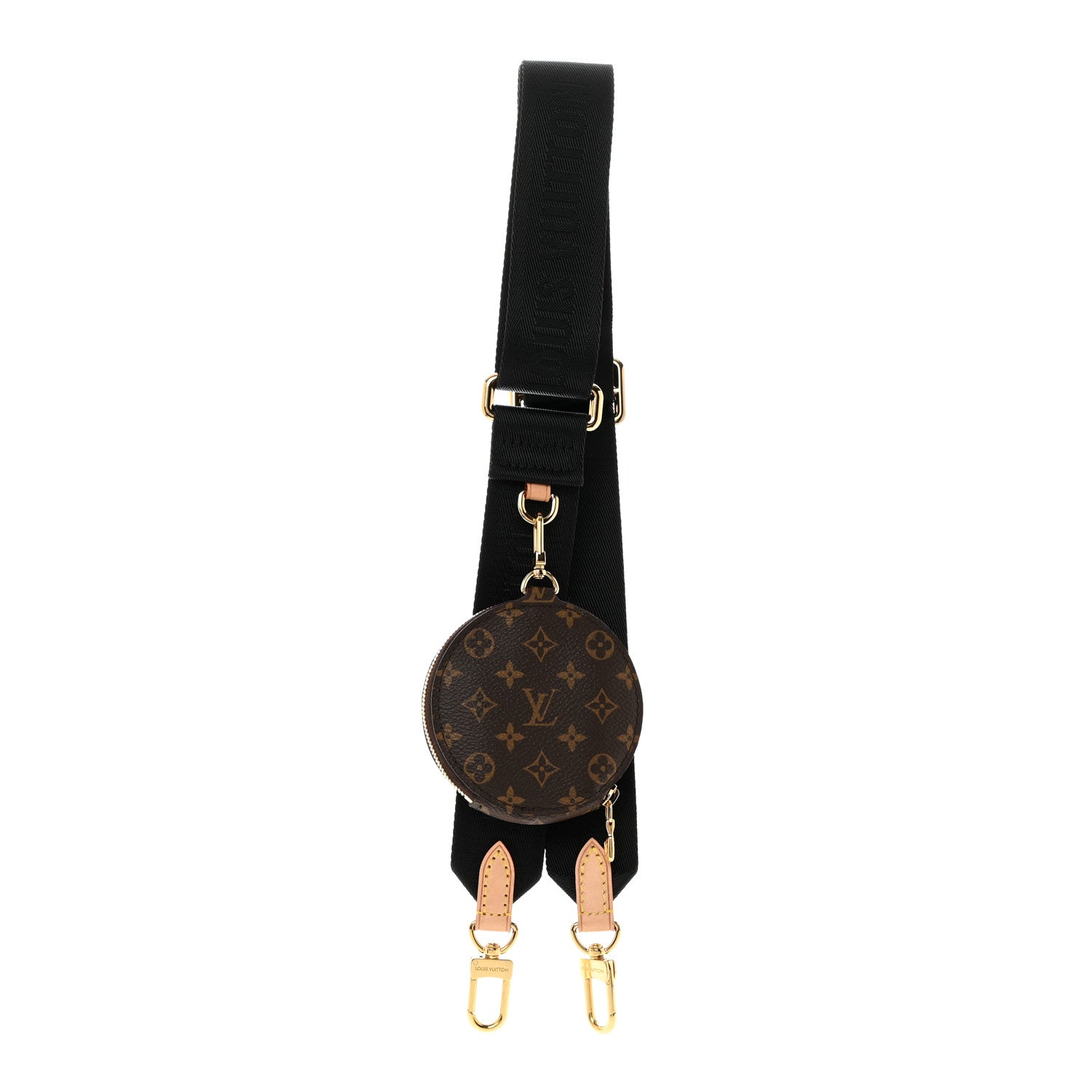 Louis Vuitton Monogram Multi Pochette Accessories Bandouliere Shoulder Strap Black 1 of 7