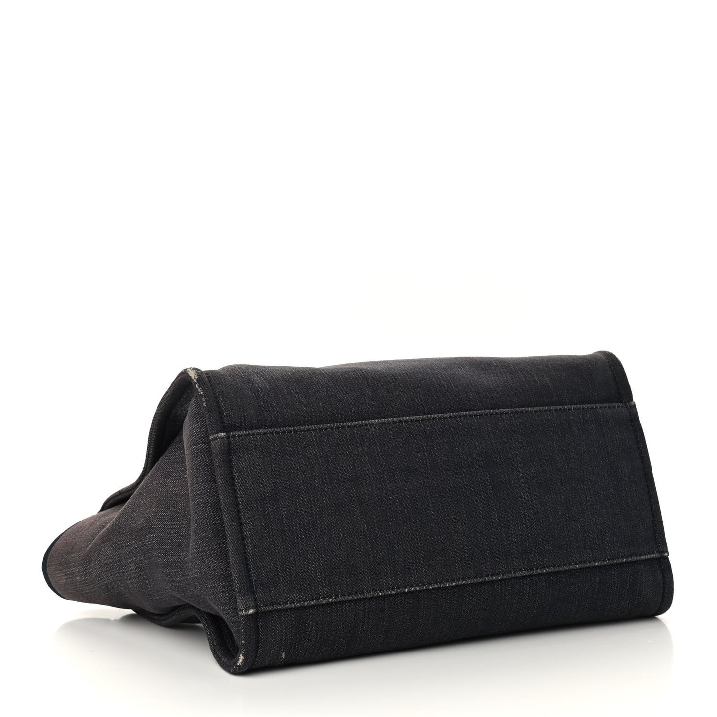 Denim Large Deauville Tote Dark Blue