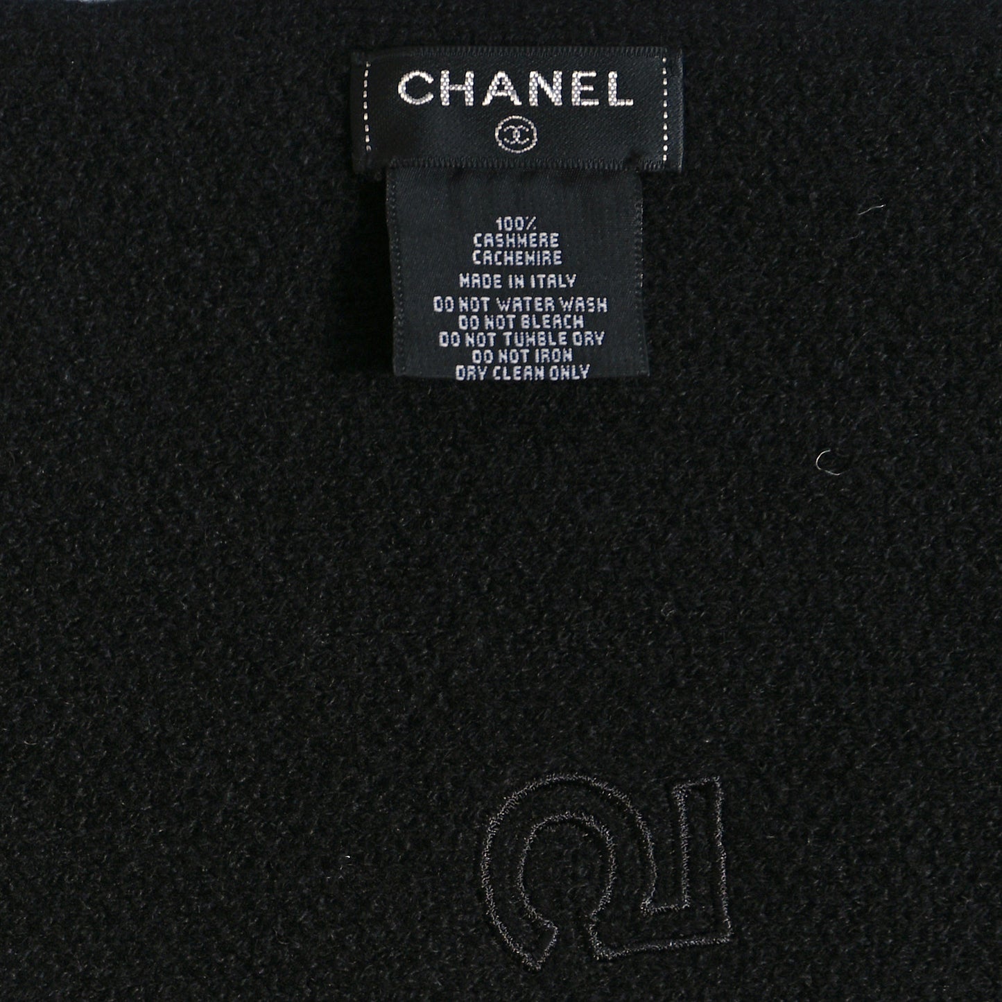 Cashmere Lucky Charms Scarf Black