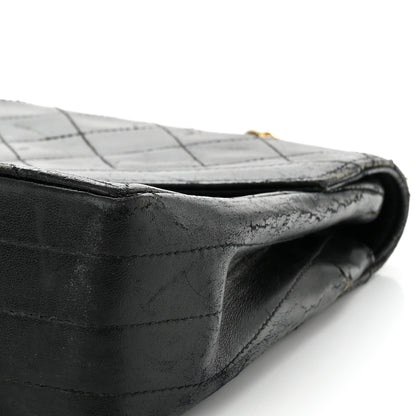 Chanel Lambskin Quilted Medium Single Flap Black 12 of 16