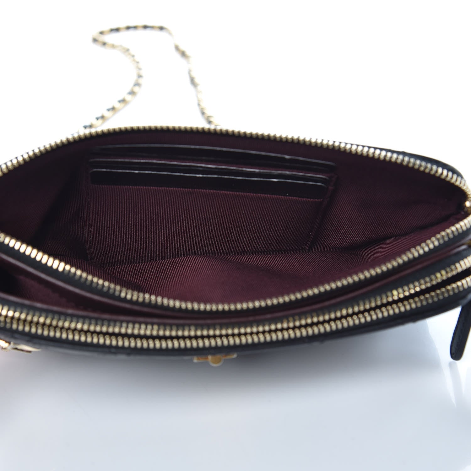Chanel Aged Calfskin Lucky Charms 2.55 Reissue Small Clutch With Chain Black 5 of 11