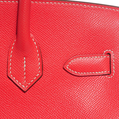 Hermes Epsom Candy Birkin 30 Rose Jaipur Gold 15 of 27