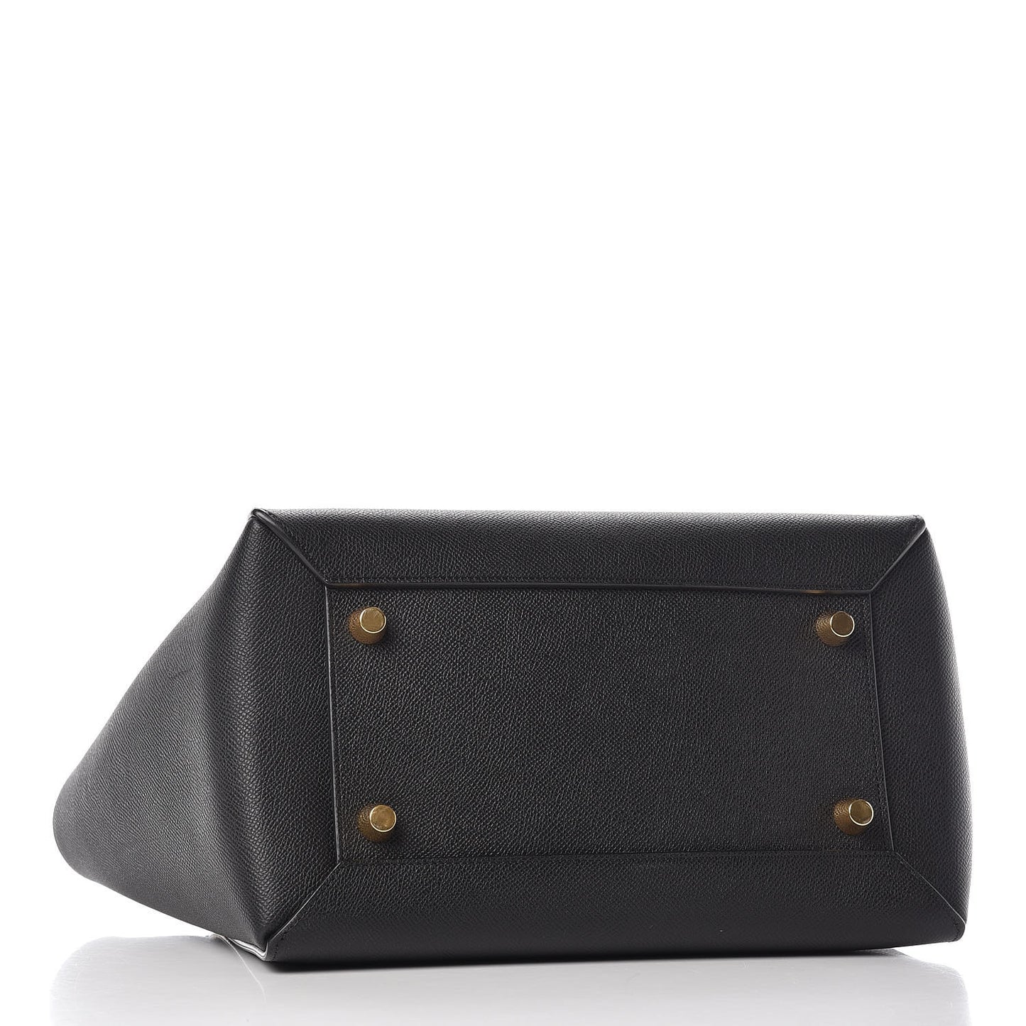 Grained Calfskin Mini Belt Bag Black