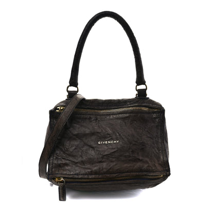 Givenchy Tumbled Sheepskin Small Pandora Charcoal 1 of 11