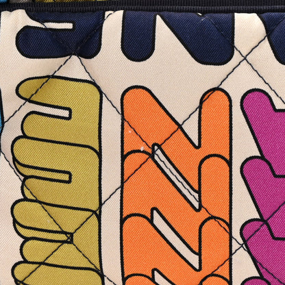 Chanel Printed Silk CC Small Single Flap Multicolor 12 of 13