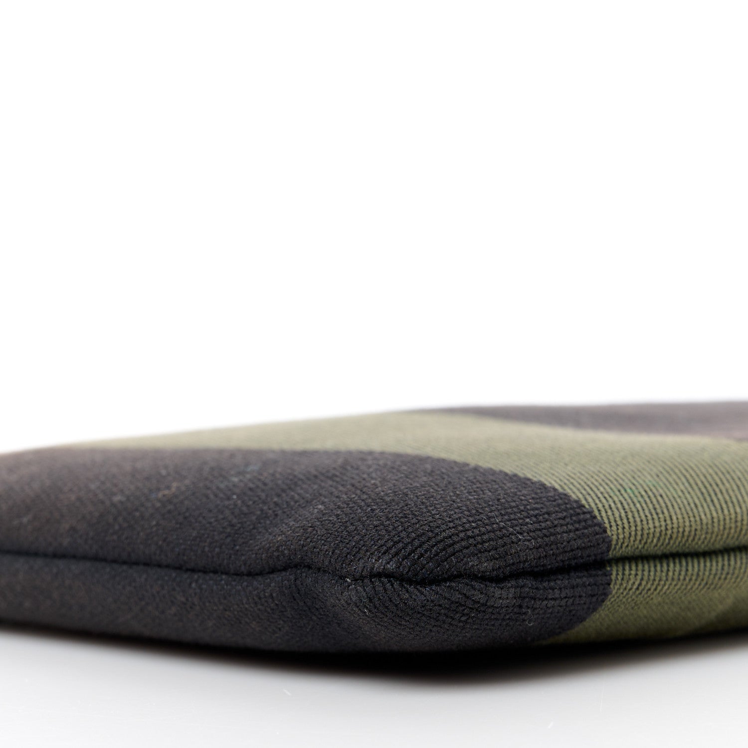 Saint Laurent Classic Cotton Canvas Monogram Pouch Black 8 of 9