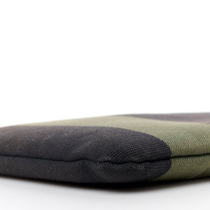 Saint Laurent Classic Cotton Canvas Monogram Pouch Black 8 of 9