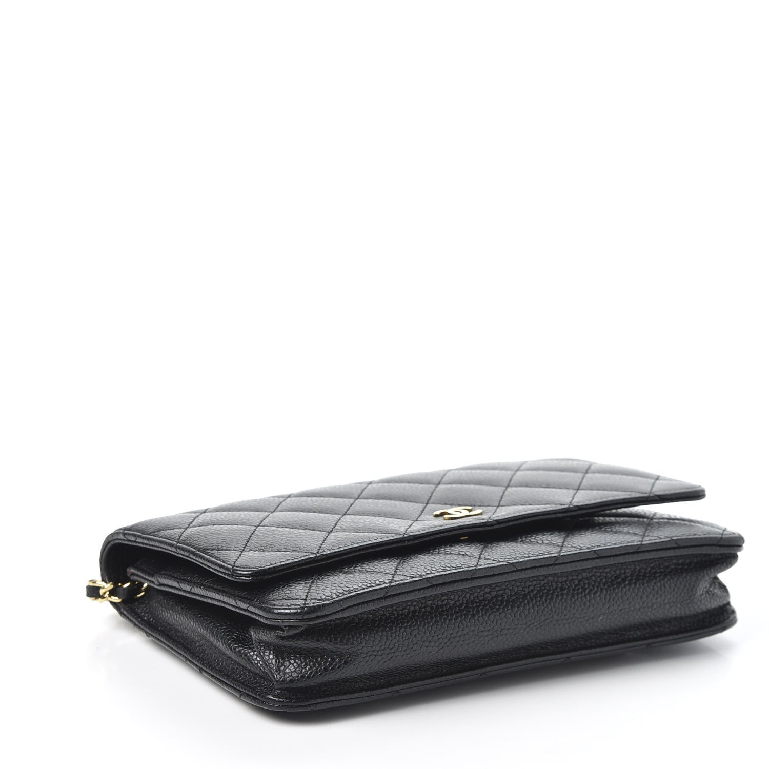 Chanel Caviar Quilted Wallet On Chain WOC Black 3 of 9