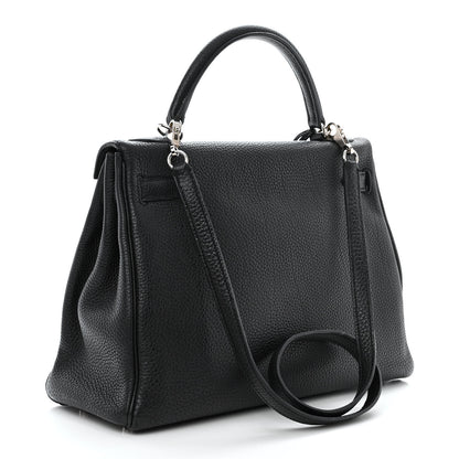 Hermes Togo Kelly Retourne 32 Black 3 of 16