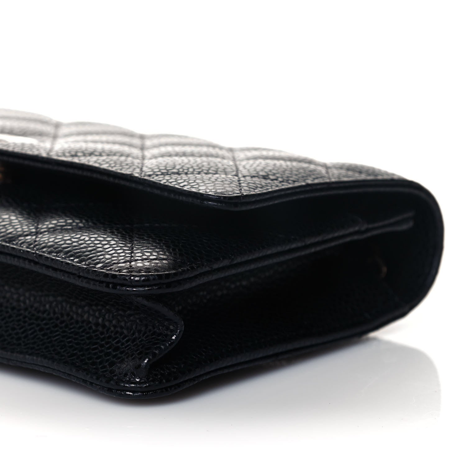Chanel Caviar Quilted Wallet On Chain WOC Black 11 of 12
