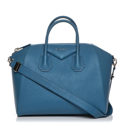Givenchy Sugar Goatskin Medium Antigona Mineral Blue 1 of 7