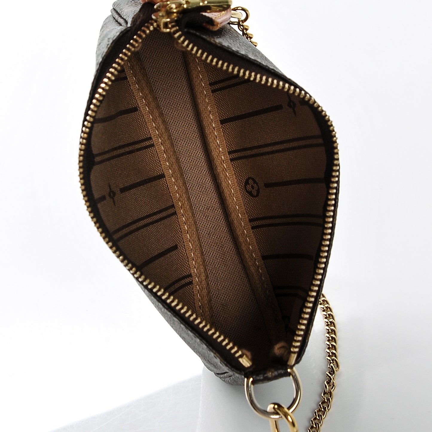 Monogram Complice Trunks and Bags Mini Pochette Accessories Beige