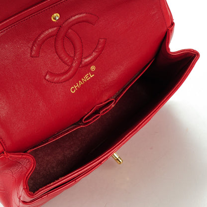 Chanel Lambskin Quilted Medium Double Flap Red 5 of 11
