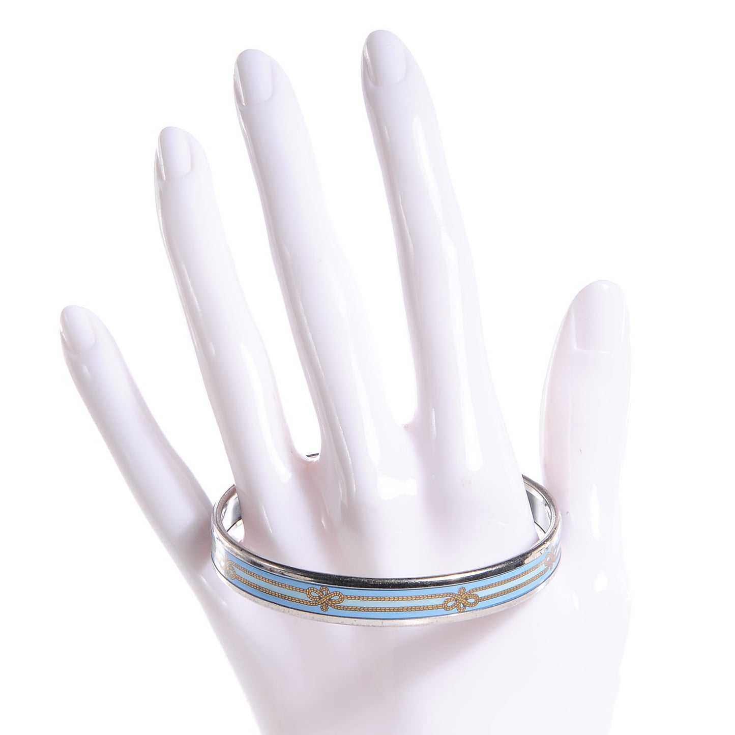 Enamel Printed Rope Narrow Bracelet 65